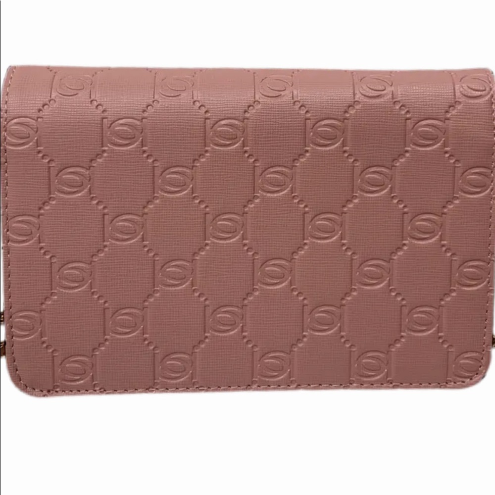Bebe mauve crossbody with gold & mauve chain - Picture 11 of 14